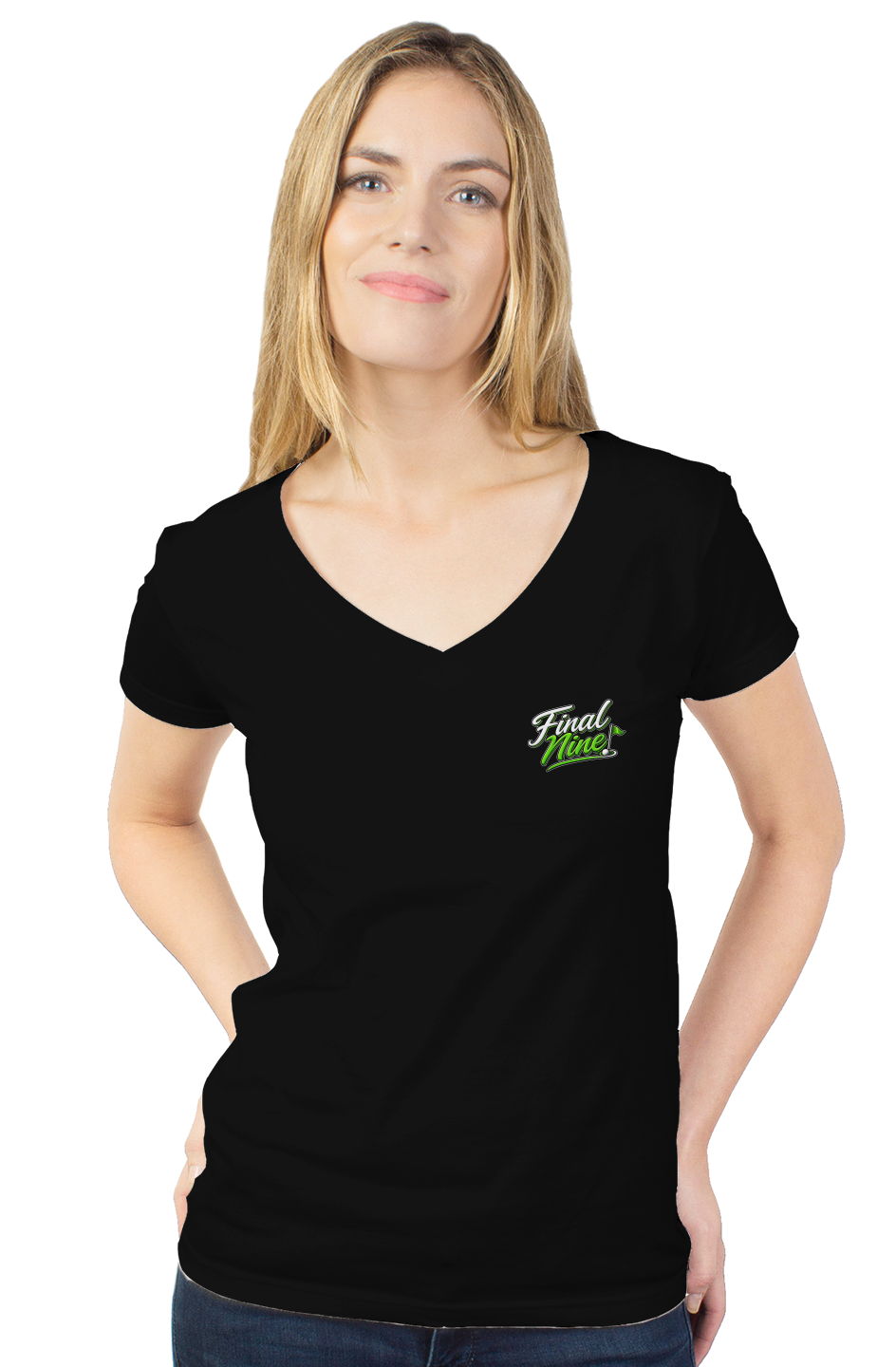 womens tultex v neck
